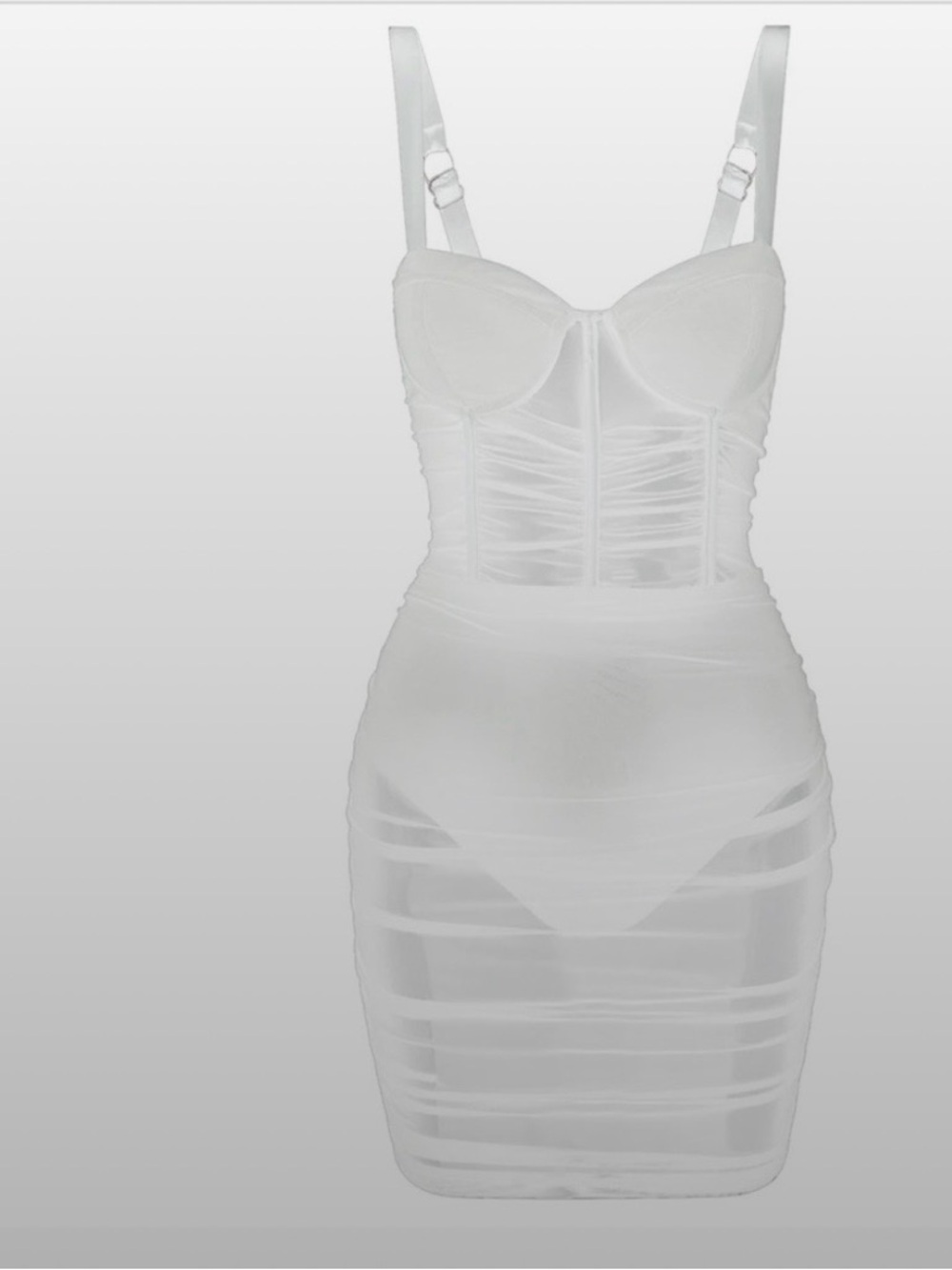 LEAU Miami Dress Small White